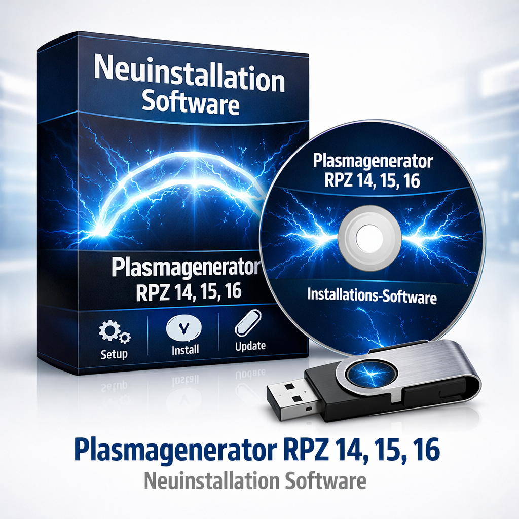 Neuinstallation Plasmagenerator Software | plasma-rpz-softw