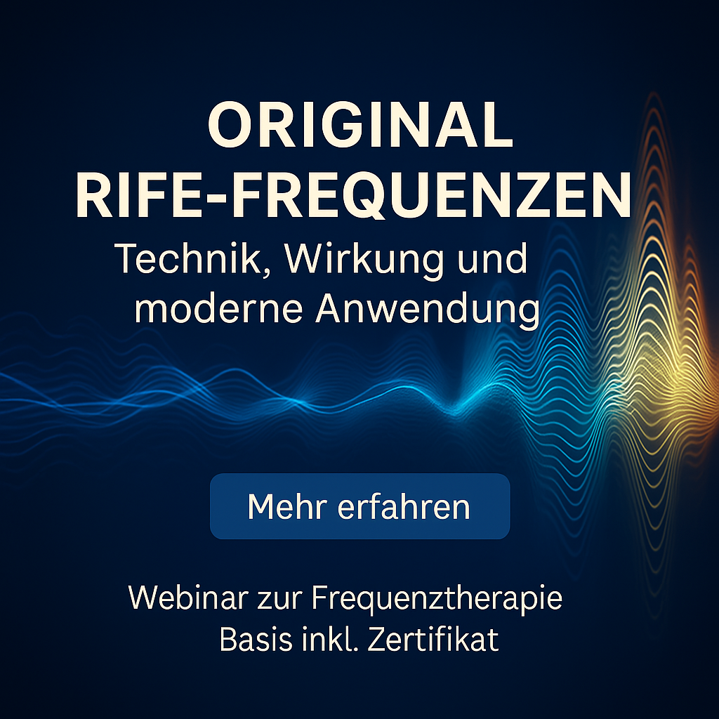 Original Rife-Frequenzen – Technik, Wirkung & Bedeutung