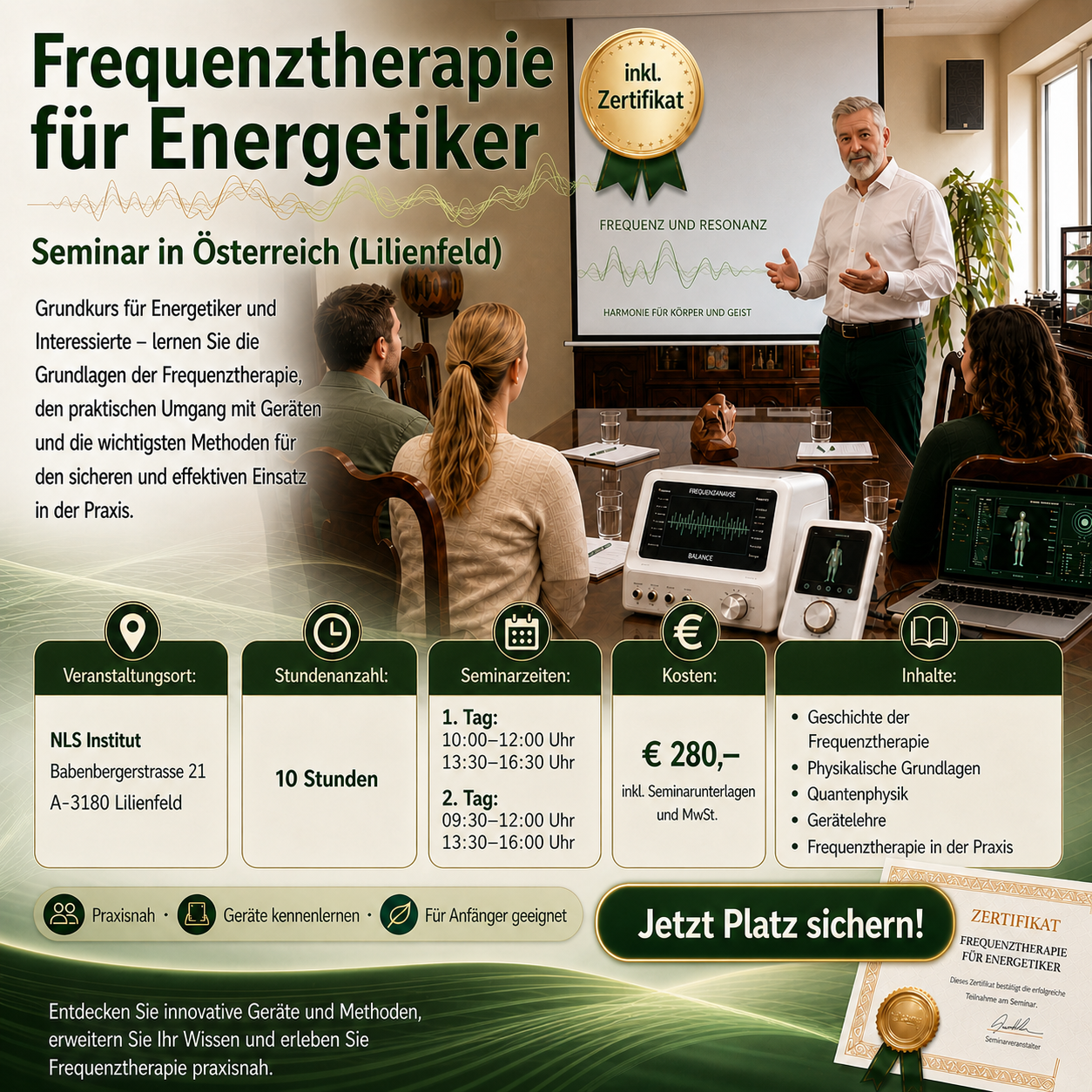 Energetiker und Frequenztherapie