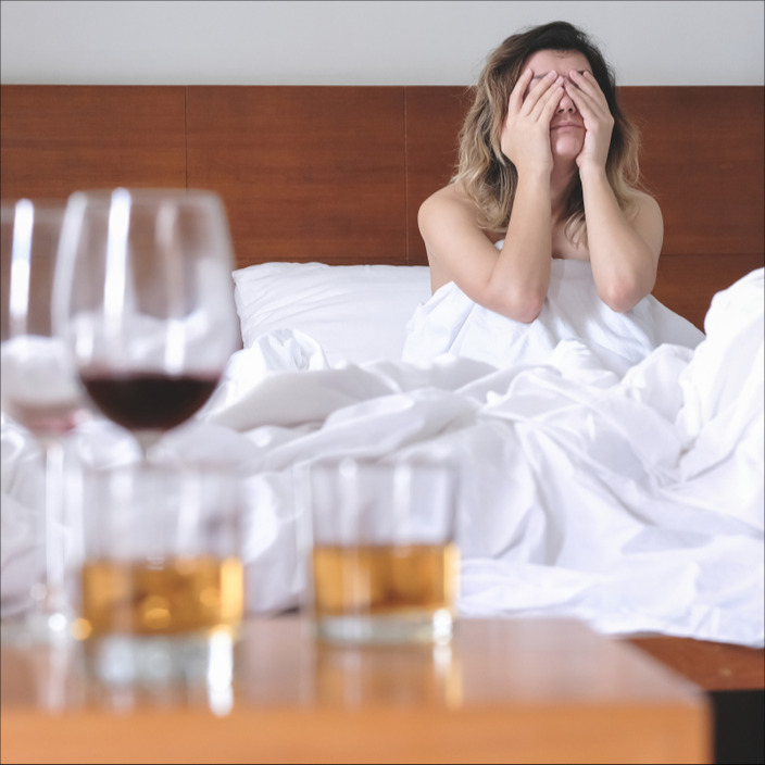 Kater nach Alkoholmissbrauch