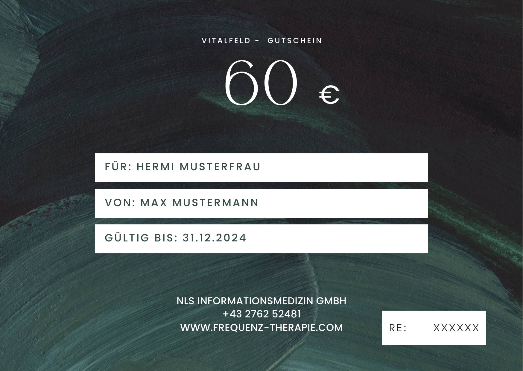 Dunkelgrün Natürlicher Luxuriöser Wellness Spa Geschenk Gutschein (2).png