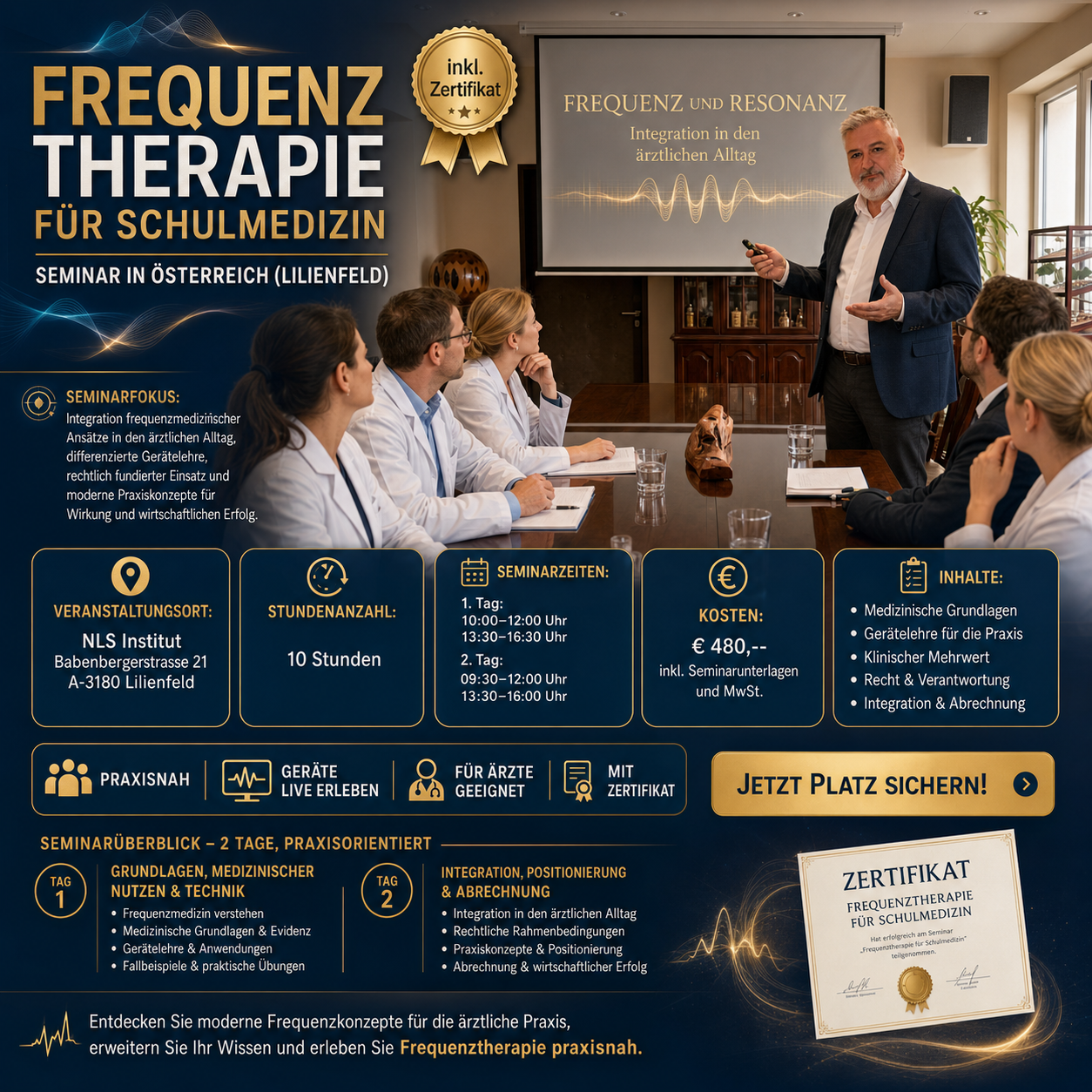 Mediziner und Frequenztherapie